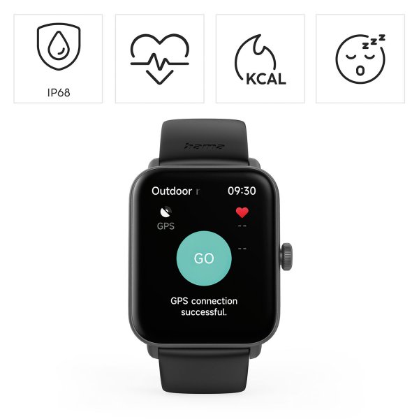Hama Smartwatch 6010 Svart