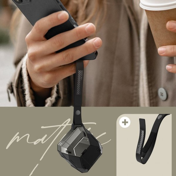 Supcase AirPods 4 Skal Matrix Svart