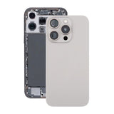 iPhone 16 Pro Max Baksida Glas Komplett OEM - Naturlig Titan
