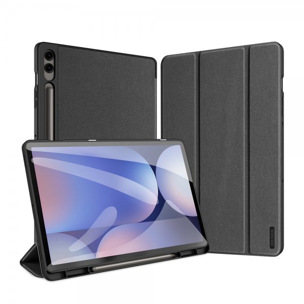 Dux Ducis Samsung Galaxy Tab S9 Plus/S9 FE Plus/S10 Plus Fodral DOMO Series Svart