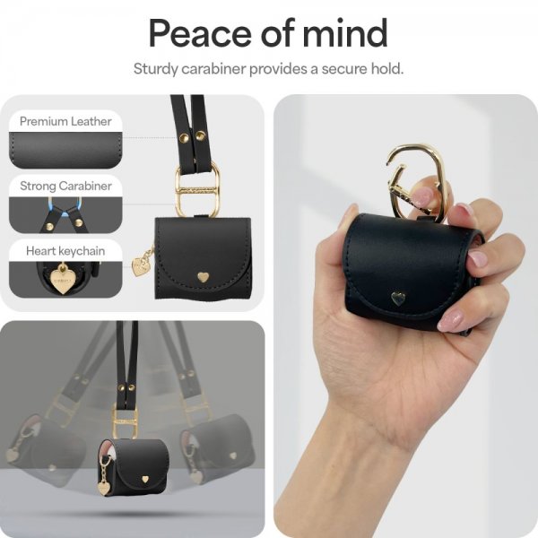 Spigen AirPods 4 Fodral Cyrill Mini Bag Svart