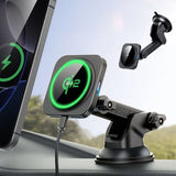 ESR Bilhållare Qi2 Dashboard Wireless Car Charger HaloLock Svart