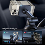 ESR Bilhållare Qi2 Dashboard Wireless Car Charger HaloLock Svart