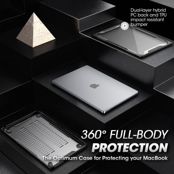 Supcase MacBook Air 15 M2 (A2941)/M3 (A3114) Skal Unicorn Beetle Svart
