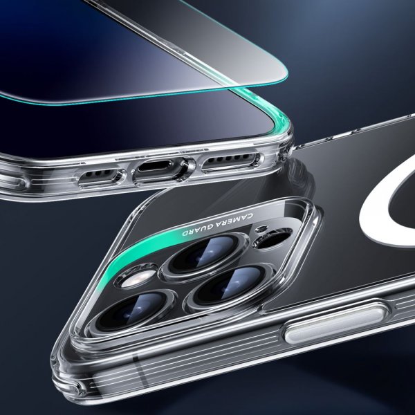 ESR iPhone 16 Pro Max Skal och Skärmskydd Classic Pro MagSafe Set Transparent