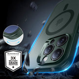 ESR iPhone 16 Pro Skal och Skärmskydd Classic Pro MagSafe Set Grön