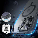 ESR iPhone 16 Pro Max Skal och Skärmskydd Classic Pro MagSafe Set Grå
