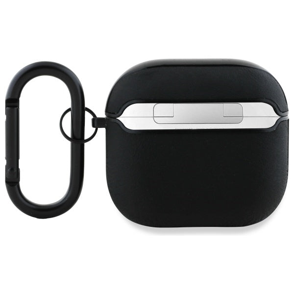 BMW AirPods 4 Skal Äkta Läder Svart