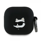 Karl Lagerfeld AirPods 4 Skal Choupette 3D Svart