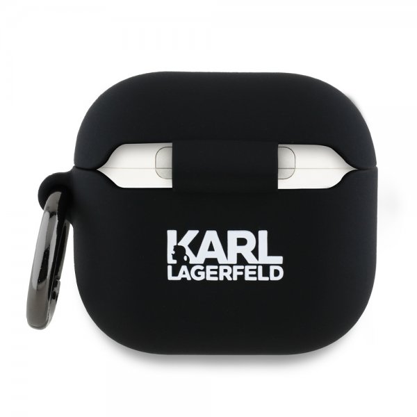 Karl Lagerfeld AirPods 4 Skal Choupette 3D Svart