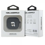 Karl Lagerfeld AirPods 4 Skal Karl 3D Svart