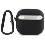 Mercedes Benz AirPods 4 Skal Äkta Läder Svart
