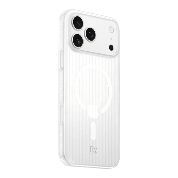Rvelon iPhone 17 Pro Max Skal Korrugerad MagSafe Vit