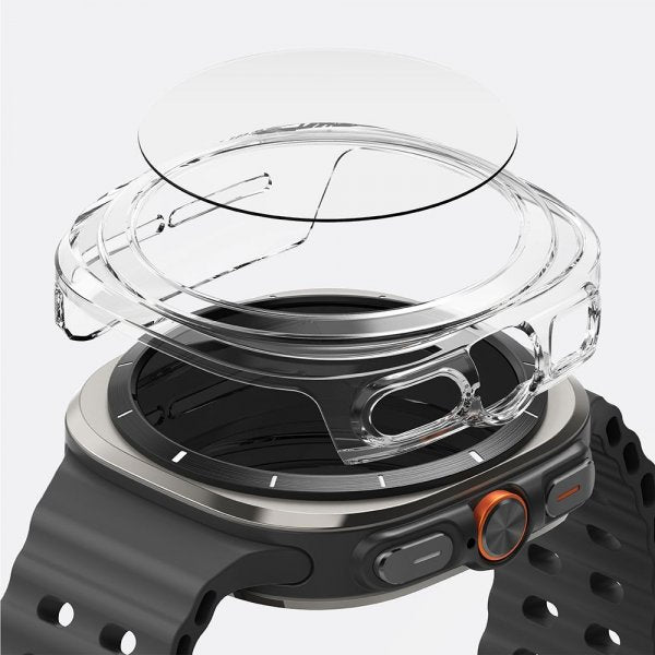 Ringke Samsung Galaxy Watch Ultra 47mm Skal och Skärmskydd Slim & Glass Transparent
