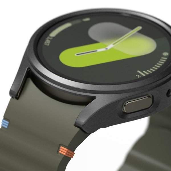 Ringke Samsung Galaxy Watch 7 44mm Skal och Skärmskydd Slim & Glass Svart