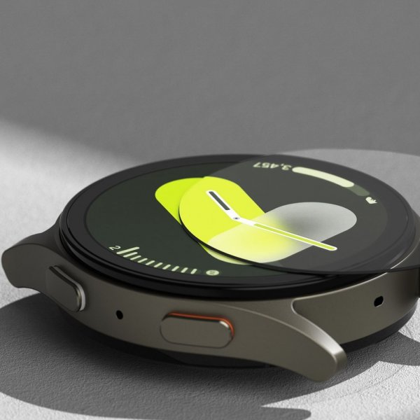 Ringke Samsung Galaxy Watch 7 44mm Skal och Skärmskydd Slim & Glass Svart