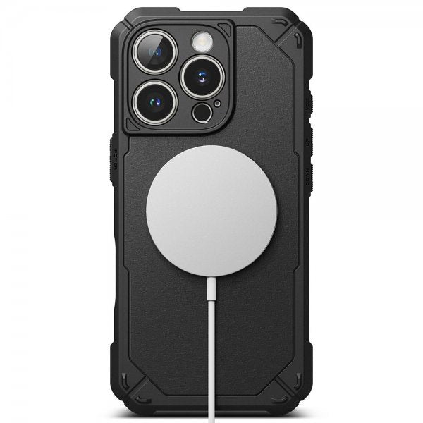 Ringke iPhone 16 Pro Skal Rugged Gear Magnetic Svart