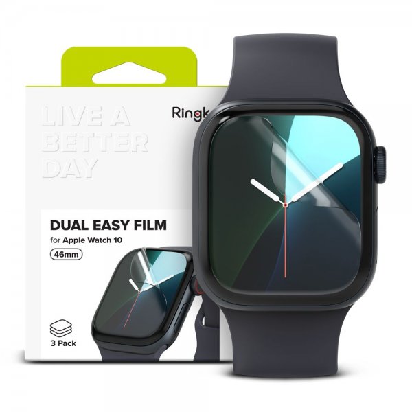 Ringke Watch 46mm Skärmskydd Dual Easy Film 3-pack