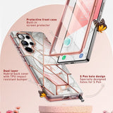 Supcase Samsung Galaxy S25 Ultra Skal Cosmo MagSafe Pink Marble