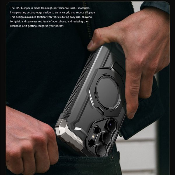 Supcase Samsung Galaxy S25 Ultra Skal UB Grip MagSafe Svart