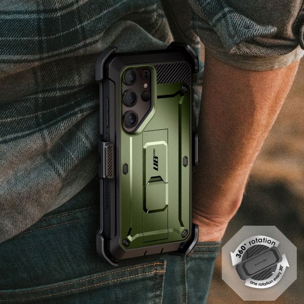 Supcase Samsung Galaxy S25 Ultra Skal UB Pro Grön
