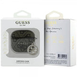 Guess AirPods 4 Skal Classic Logo 4G Charm Brun