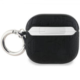 Karl Lagerfeld AirPods 4 Skal Monogram Karl & Choupette Svart