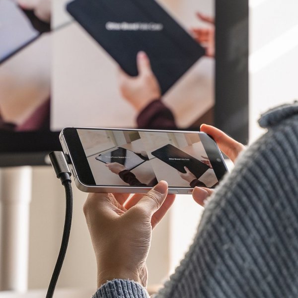 Ringke USB-C Kabel 90 Grader Vinklad USB 3.2 Gen 2 2m