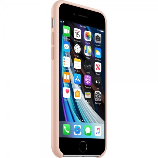 Apple Original iPhone 7/8/SE Skal Silicone Case Pink Sand