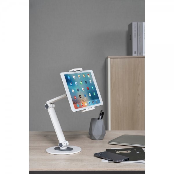 Deltaco Tablet Desk Stand with Arm 4.7" - 12.9"