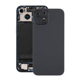 iPhone 15 Baksida Glas med Magnet och Kameralins - Svart