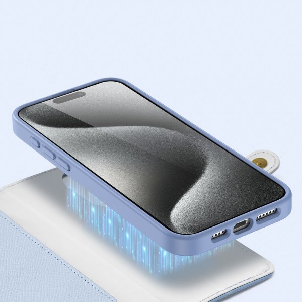 Dux Ducis iPhone 15 Fodral 2-i-1 Lawa Series MagSafe Blå