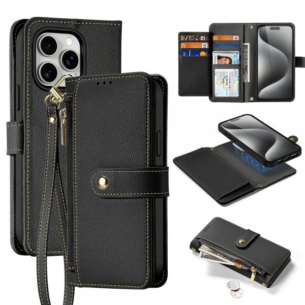 Dux Ducis iPhone 15 Pro Max Fodral 2-i-1 Lawa Series MagSafe Svart