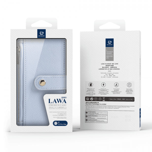 Dux Ducis iPhone 15 Pro Max Fodral 2-i-1 Lawa Series MagSafe Blå