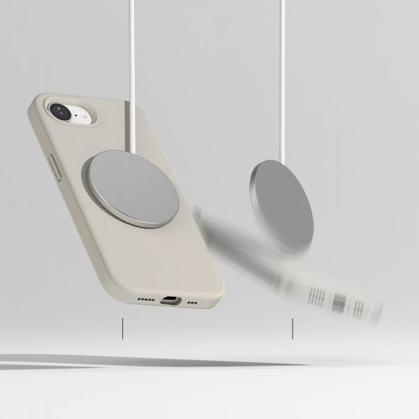 Ringke iPhone 16e/iPhone 17e Skal Silicone Magnetic Stone