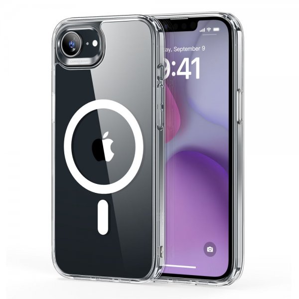 ESR iPhone 16e/17e Skal Classic Hybrid HaloLock Transparent