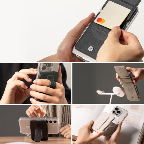 Ringke MagSafe Korthållare Slide Grip Wallet Magnetic Svart