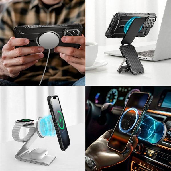 Supcase iPhone 16e/iPhone 17e Skal UB Mag XT Svart