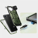 Supcase iPhone 16e/iPhone 17e Skal ArmorBox MagSafe Grön