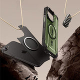 Supcase iPhone 16e/iPhone 17e Skal UB Mag XT Grön