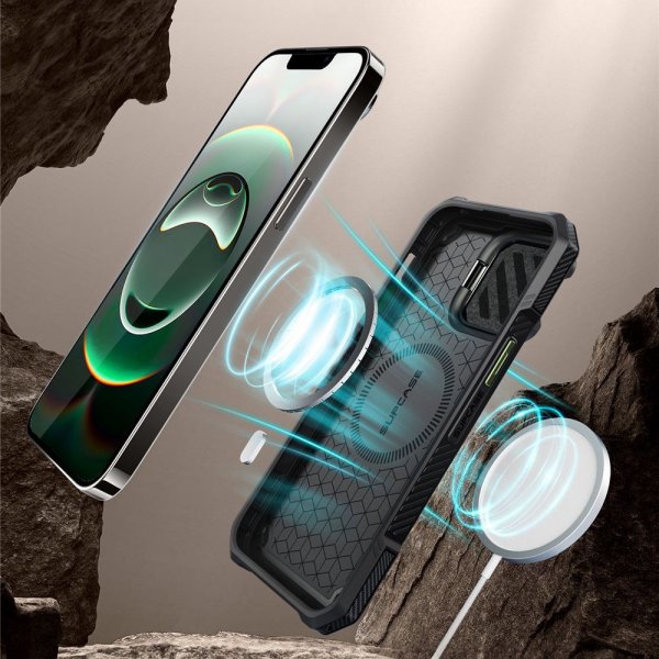 Supcase iPhone 16e/iPhone 17e Skal UB Mag XT Grön