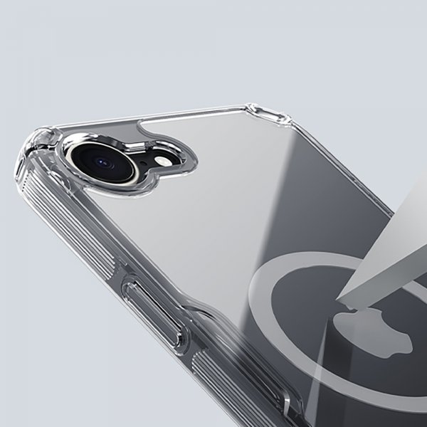 Nillkin iPhone 16e/17e Skal Nature Pro Series MagSafe Transparent
