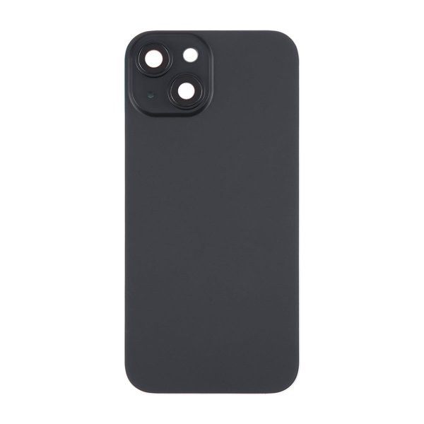 iPhone 15 Baksida Glas med Magnet och Kameralins - Svart