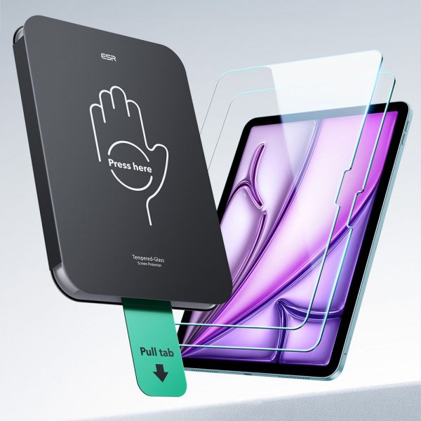 ESR iPad Air 13 (M2/M3/M4) Skärmskydd UltraFit 2-pack