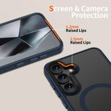 Tech-Protect Samsung Galaxy S25 Skal MagMat MagSafe Matte Navy