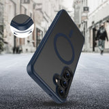 Tech-Protect Samsung Galaxy S25 Skal MagMat MagSafe Matte Navy