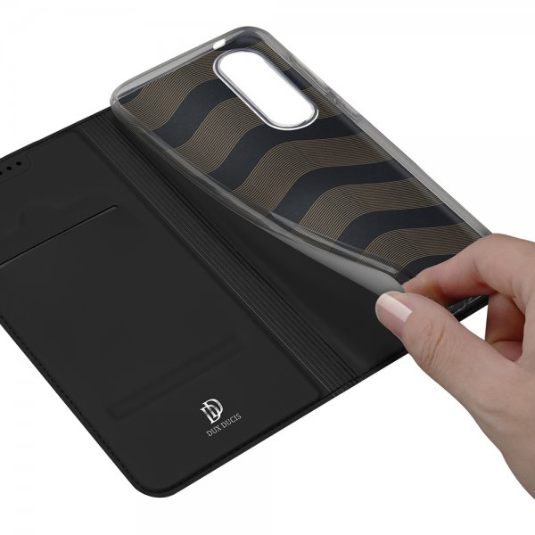 Dux Ducis Samsung Galaxy S25 Edge Fodral Skin Pro Series Svart