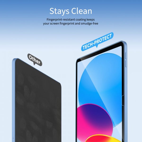 Tech-Protect Samsung Galaxy Tab S10 FE Plus Skärmskydd Glass Fit+