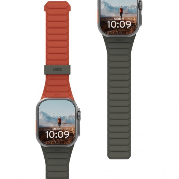 Urban Armor Gear (UAG) Apple Watch 44/45/46mm/Apple Watch Ultra Armband Pathfinder Olive/Rust