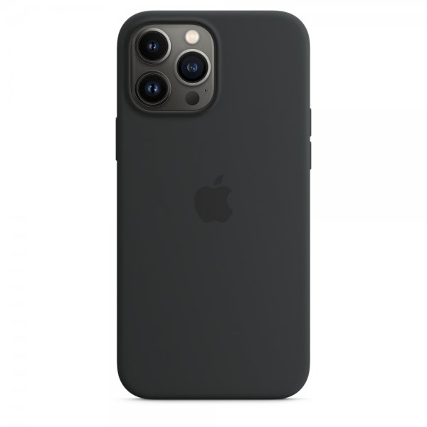 Apple Original iPhone 13 Pro Max Skal Silicone Case MagSafe Midnatt